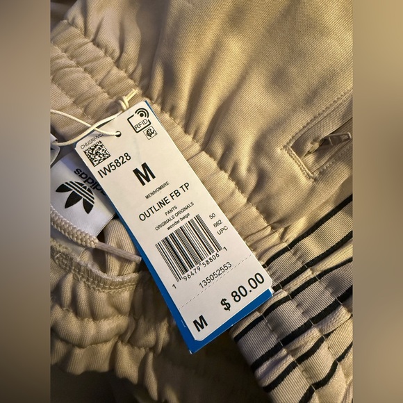 Adidas Originals [M] Men’s Firebird Outlined Track Pants Magic Beige IW5828 - Picture 7 of 7